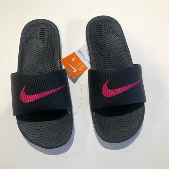Nike kawa slides noir black/vivid noir various szs - Picture 9 of 11
